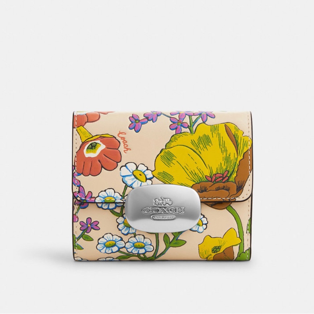Last one! NWT Coach Outlet Eliza Small Wallet With Floral Print